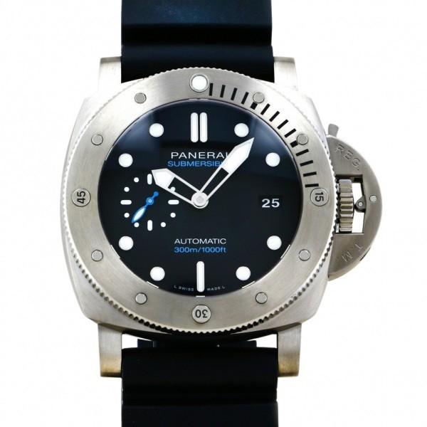 【超歓迎】 パネライ PANERAI サブマーシブル 3デイズ チタニオ PAM01305 ブラック文字盤 新品 腕時計 メンズ 腕時計