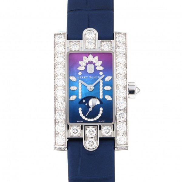 ハリー・ウィンストン アヴェニュー クラシック ムーンフェイズ 20th アニバーサリー AVEQMP21WW002 マルチカラー文字盤 新品 レディース