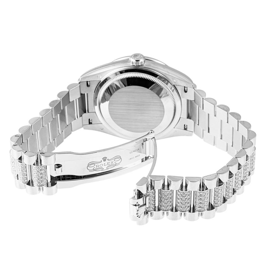 デイデイト ロレックス ROLEX 36 レインボーインデックス ベゼルダイヤ