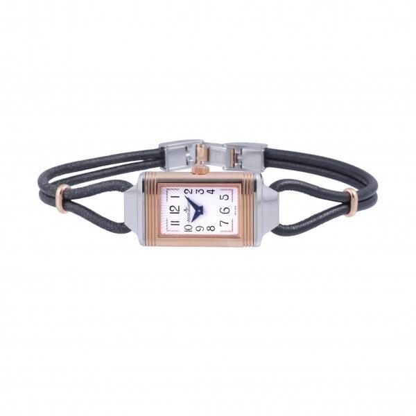 ジャガー・ルクルト JAEGER-LE COULTRE レベルソワン コルドネ Q3264520 ホワイト PG/SS レディース 腕時計 JAEGER-LECOULTRE（ジャガー・ルクルト） JAEGER LECOULTRE レベル