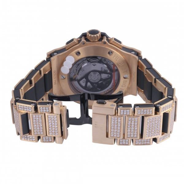 ビッグバン ウブロ HUBLOT ゴールド ブレスレットパヴェ 301.PX.1180