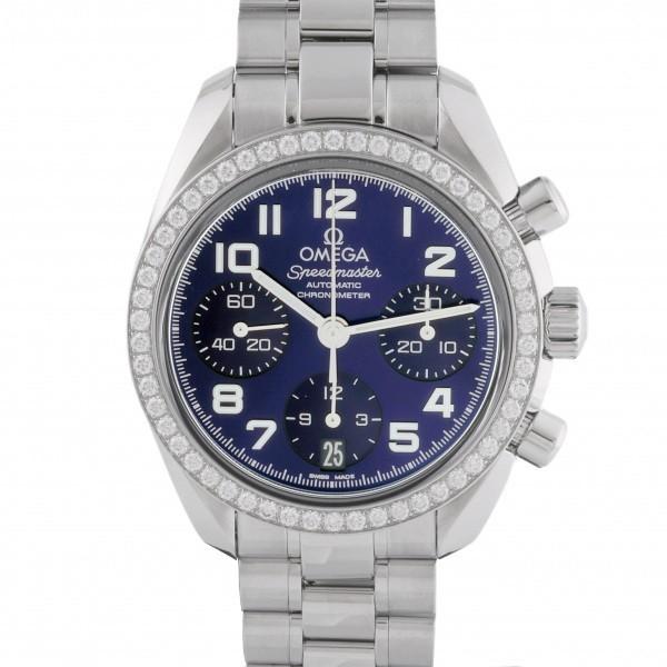 オメガ OMEGA スピードマスター 324.15.38.40.10.001 バイオレット文字盤 新品 腕時計 レディース