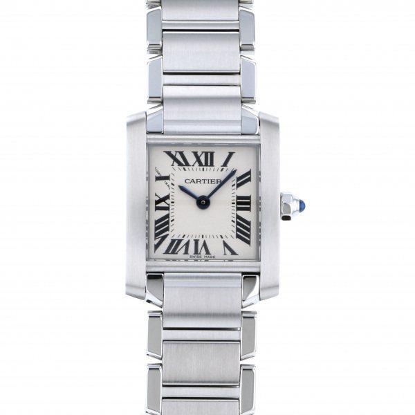 カルティエ Cartier タンク フランセーズ SM W51008Q3 シルバー文字盤 新品 腕時計 レディース