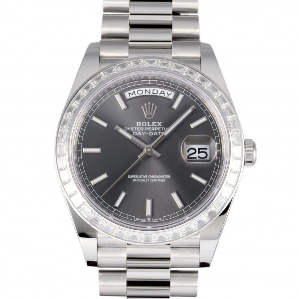 デイデイト ロレックス ROLEX 40 228396TBR スレート/バー文字盤 未
