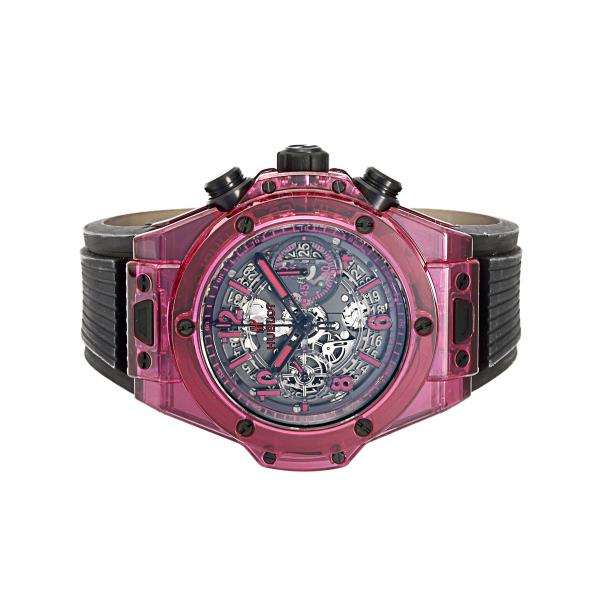 ウブロ HUBLOT ビッグバン ウニコ レッドサファイア 世界限定250本 411.JR.4901.RT ブラック文字盤 中古 腕時計 メンズ｜gc-yukizaki｜02