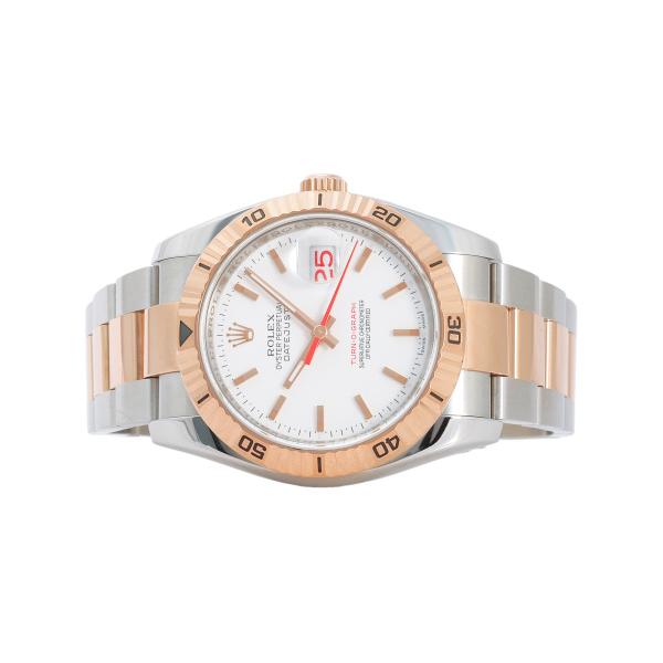 デイトジャスト ロレックス ROLEX ターノグラフ 116261 ホワイト文字盤