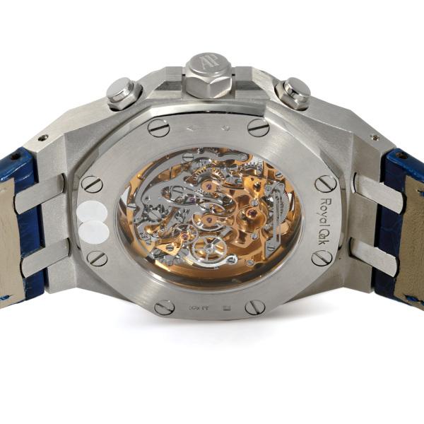 オーデマ・ピゲ AUDEMARS PIGUET ロイヤルオーク トゥールビヨン クロノグラフ 26347PT.OO.D315CR.01 ブルー文字盤 中古 腕時計 メンズ｜gc-yukizaki｜05