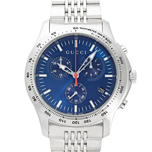 GUCCI（グッチ） GUCCI Gタイムレス クロノグラフ YA126256 ブルー文字
