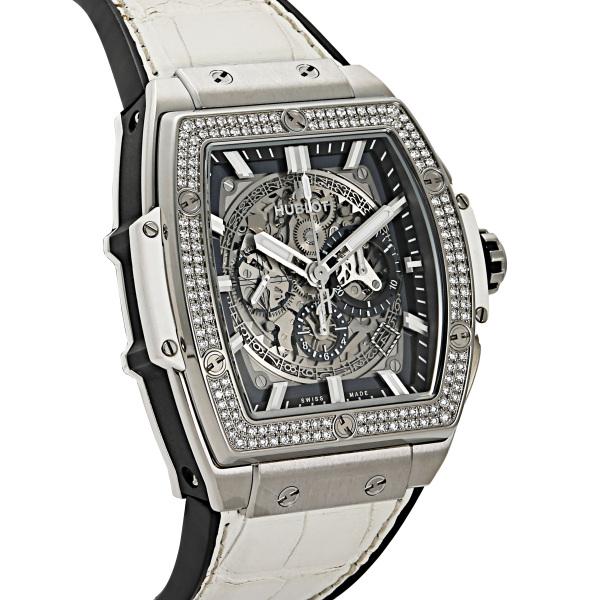 ウブロ HUBLOT スピリット・オブ・ビッグバン チタニウム ホワイト ダイヤモンド 日本限定 601.NE.0172.LR.1104.JPN19 グレー文字盤 中古 腕時計 メンズ｜gc-yukizaki｜02