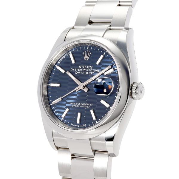 ロレックス ROLEX デイトジャスト 36 126200 ブライトブルー文字盤 新品 腕時計 メンズ｜gc-yukizaki｜03