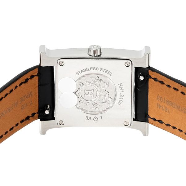 HERMES エルメス Hウォッチ HH1.210C シルバー文字盤 未使用