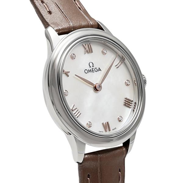 【国内即納】OMEGA デ・ヴィルプレステージ 434.13.28.60.53.001 De Ville Prestige 27.5 mm, ステンレススティール レザー