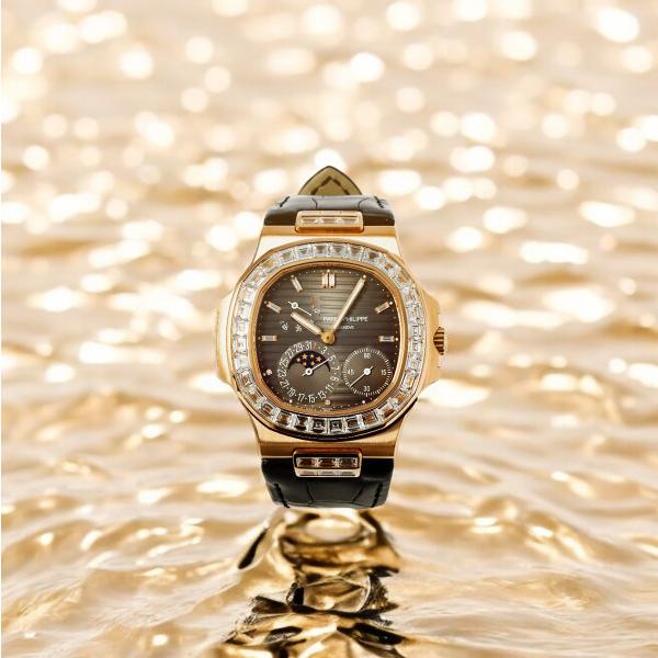 ノーチラス パテック・フィリップ PATEK PHILIPPE 5724R-001 ダークブラウン文字盤 中古 腕時計 メンズ : ジェム ...