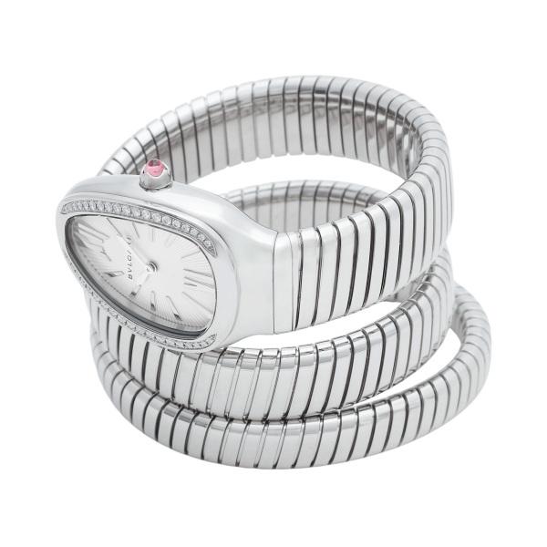 BVLGARI 時計 シルバー ステンレス BVLGARI ブルガリ セルペンティ トゥボガス ウォッチ スモール