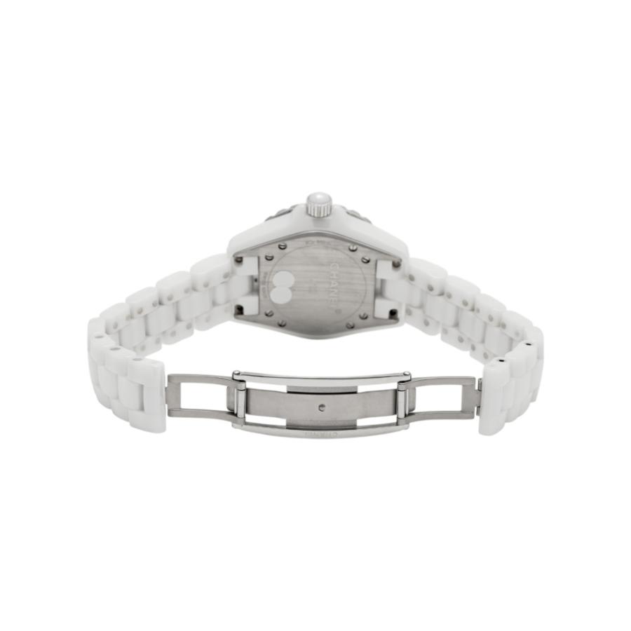 CHANEL J12 ホワイト　腕時計 新品)CHANEL シャネル J12 ホワイトセラミック 33mm H0968（商品