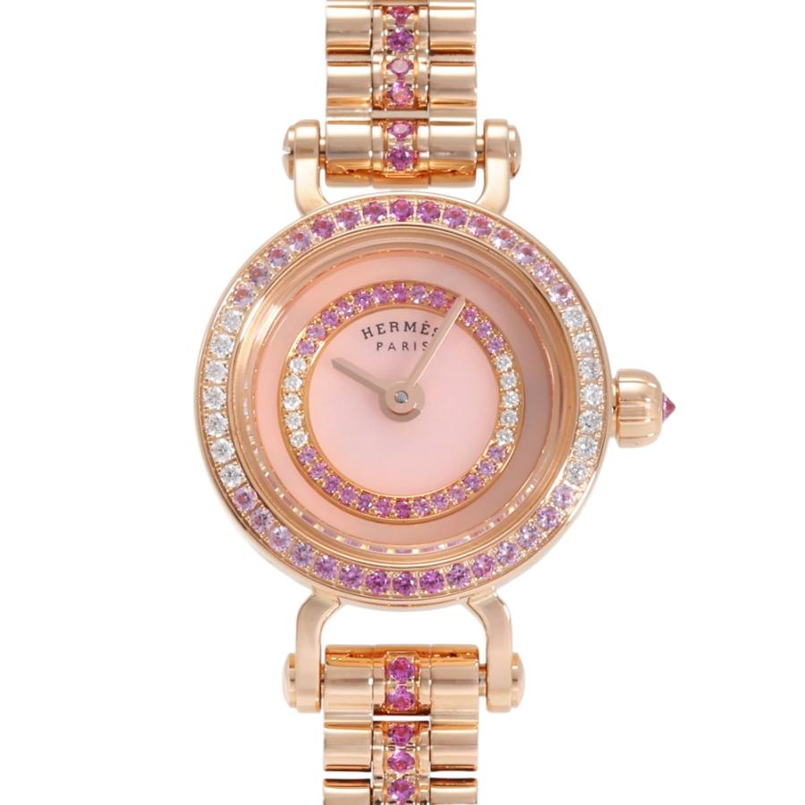 HERMES（エルメス） フォーブル FG4.174 ピンク文字盤 中古 腕時計