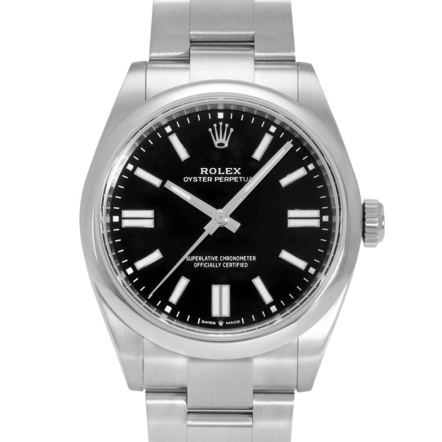 オイスター パーペチュアル ロレックス ROLEX オイスターパーペチュアル 41 134300 ブラック文字盤 新品 腕時計 メンズ ...