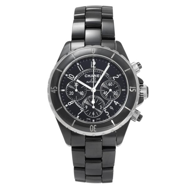 CHANEL（シャネル） CHANEL J12 クロノグラフ 41MM H0940 ブラック文字 