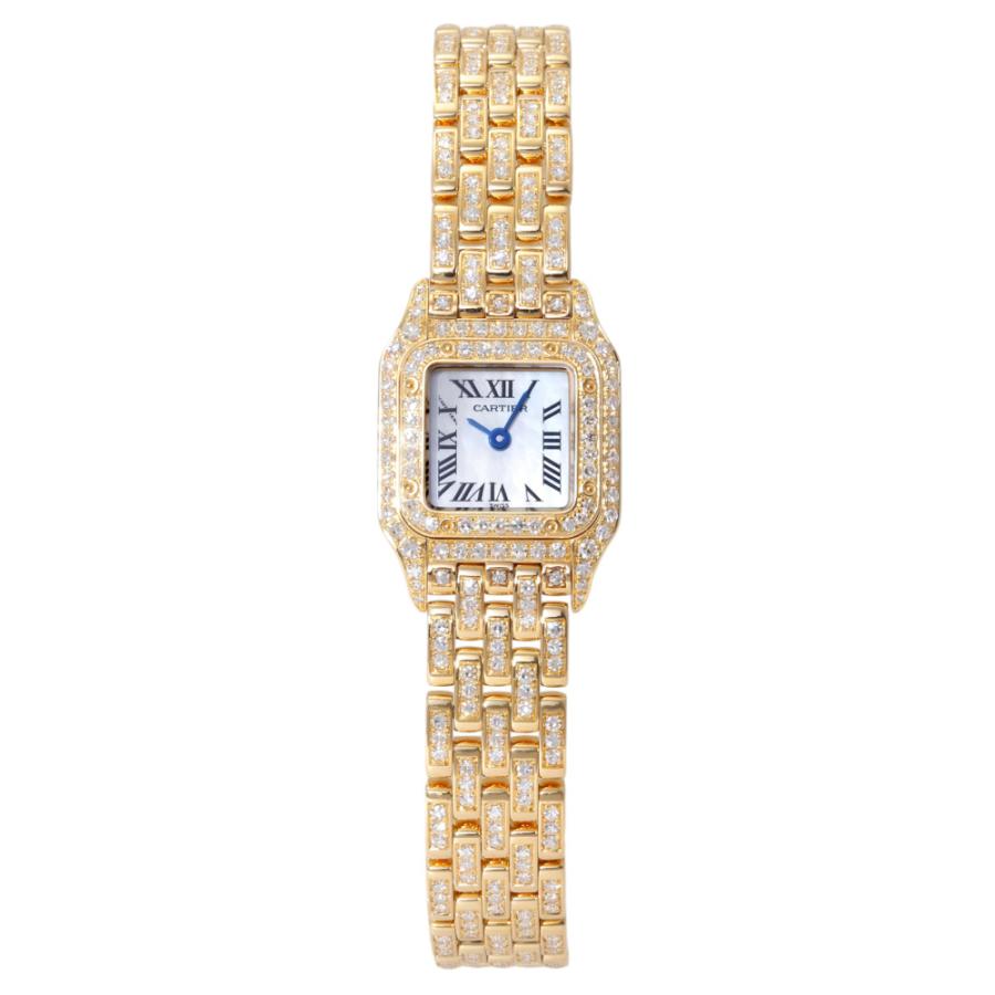 Cartier（カルティエ） パンテール ホワイトローマ文字盤 中古 腕時計