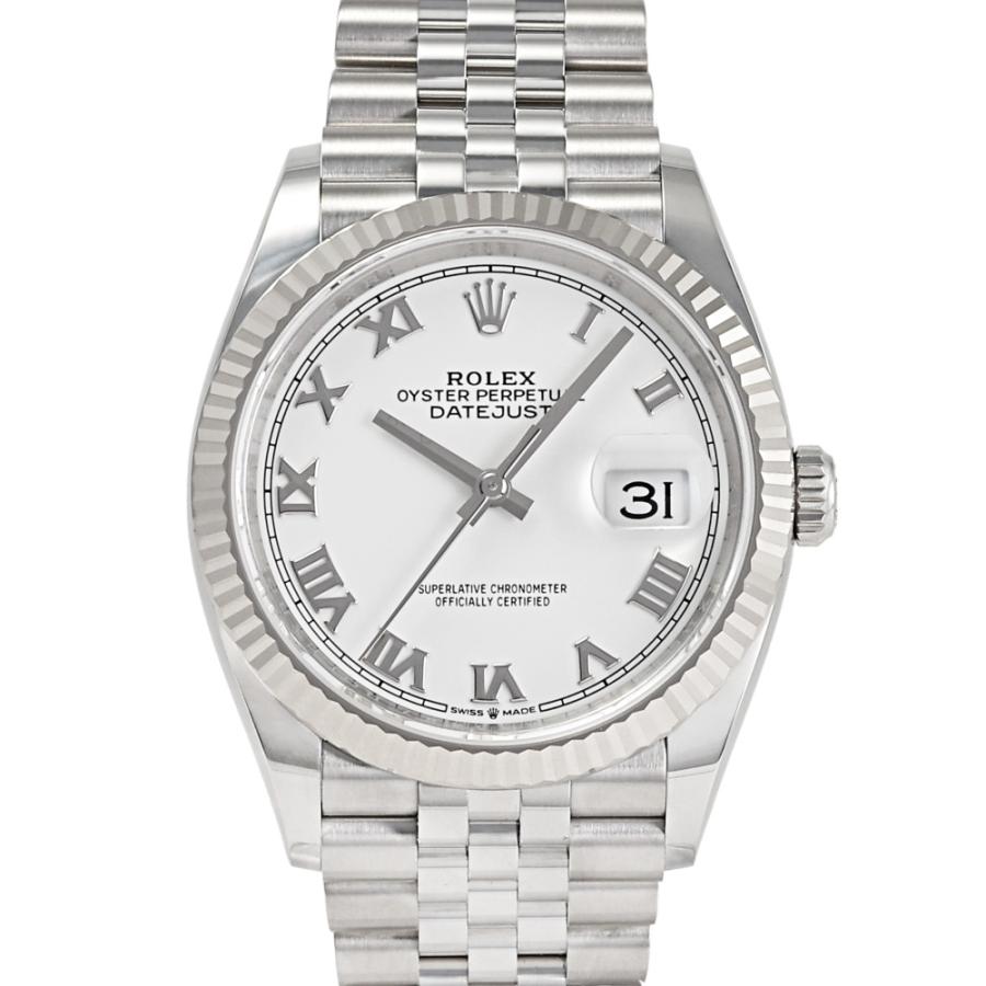 デイトジャスト ロレックス ROLEX 36 126234 ホワイトローマ文字盤