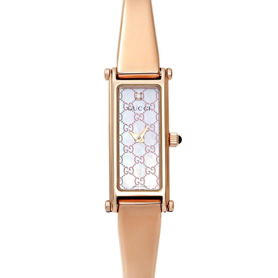 GUCCI グッチトワール　バングル腕時計 GGパターン　ピンク文字盤 クォーツ GUCCI（グッチ） GUCCI YA015559 ピンク文字盤 新品 腕時計 レディース