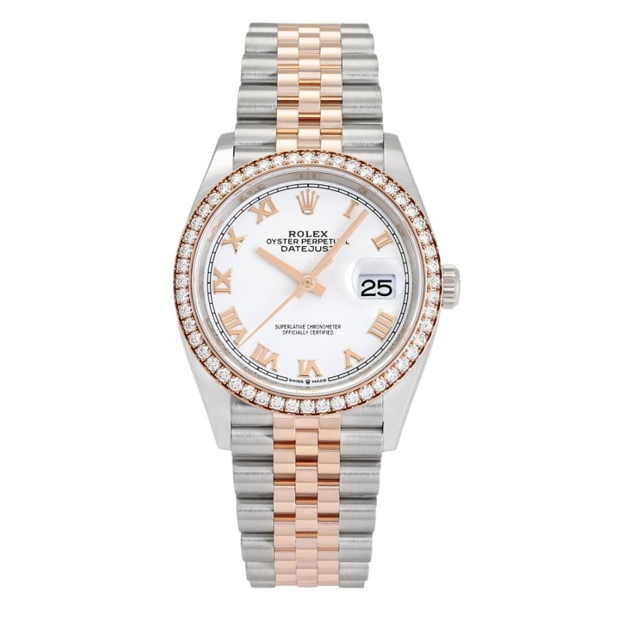 デイトジャスト ロレックス ROLEX 36 126281RBR ホワイトローマ文字盤