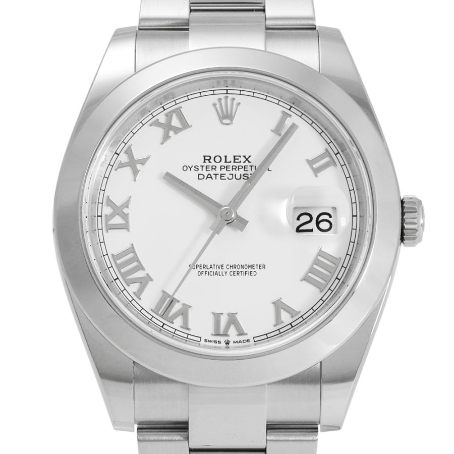 デイトジャスト ロレックス ROLEX 41 126300 ホワイトローマ文字盤