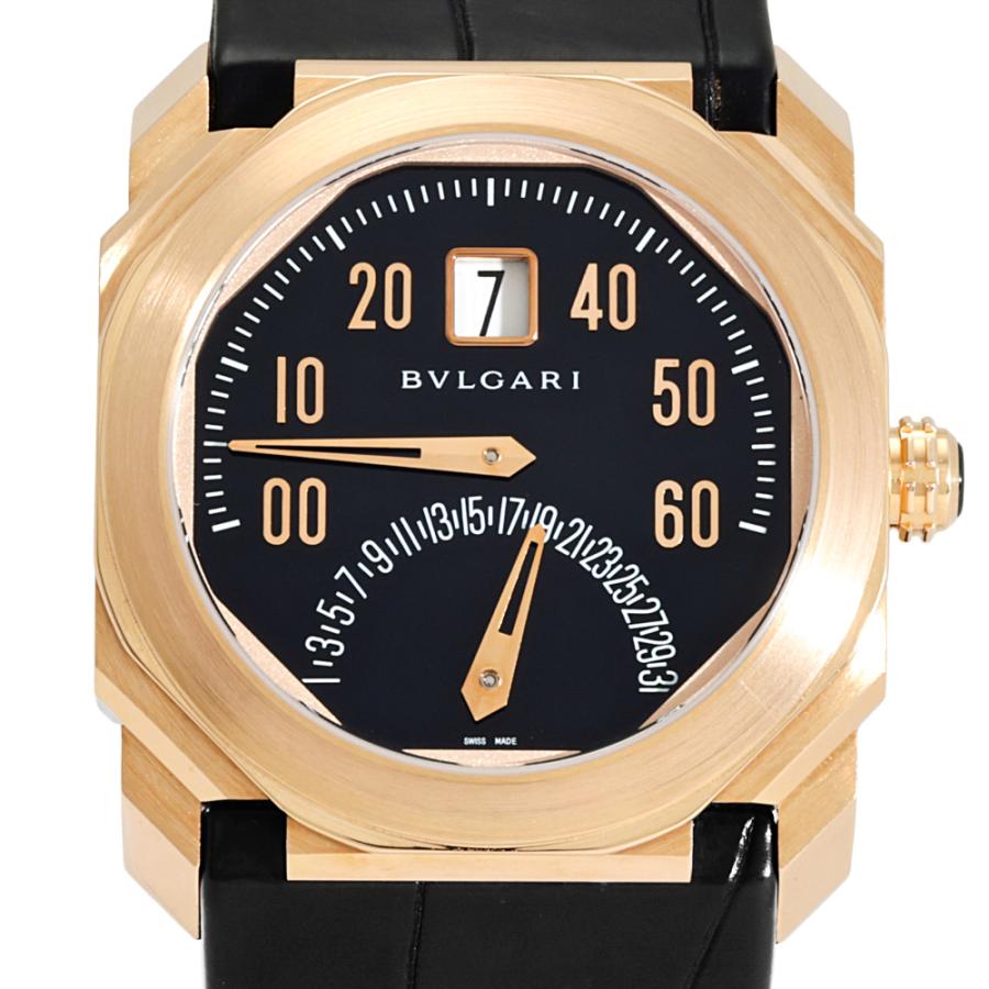 BVLGARI（ブルガリ） オクト BGOP38GR ブラック文字盤 中古 腕時計