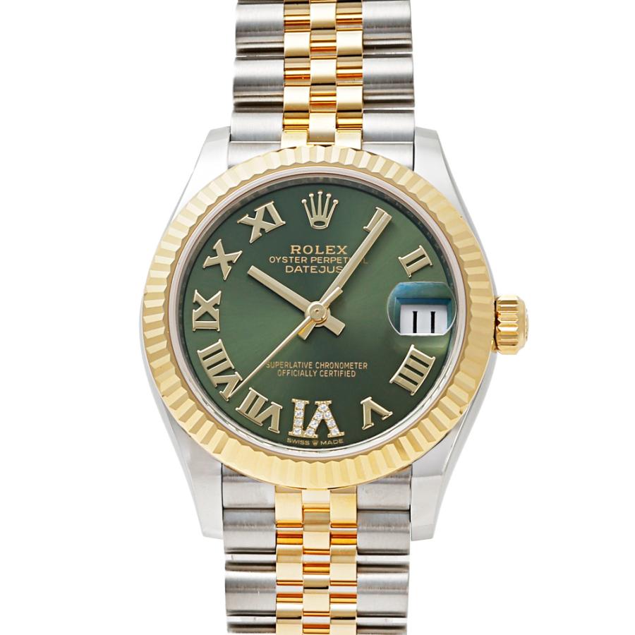 デイトジャスト ロレックス ROLEX 31 278273 オリーブグリーン/ローマ