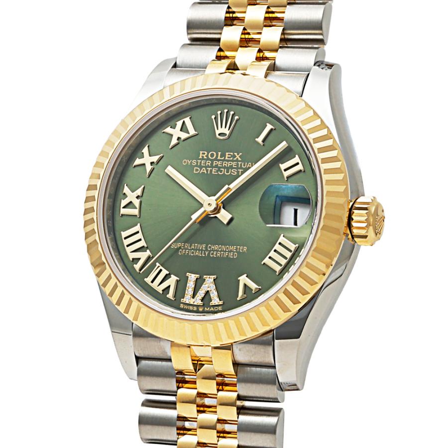 デイトジャスト ロレックス ROLEX 31 278273 オリーブグリーン/ローマ