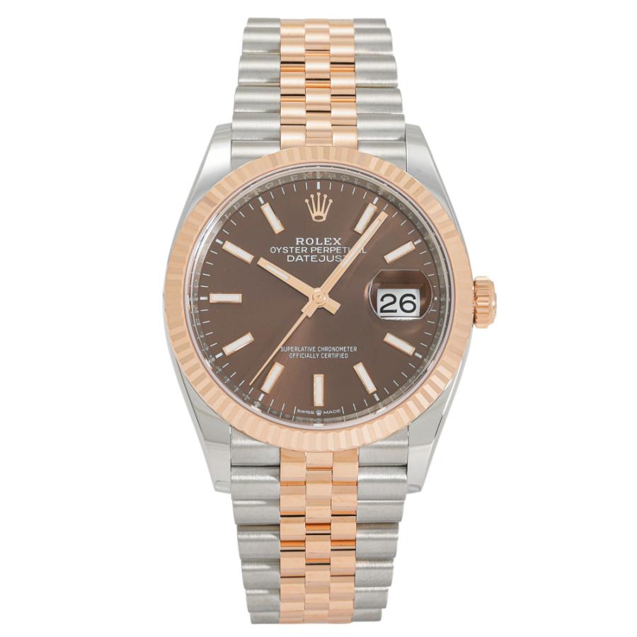 デイトジャスト ロレックス ROLEX 36 126231 チョコレート/バー文字盤