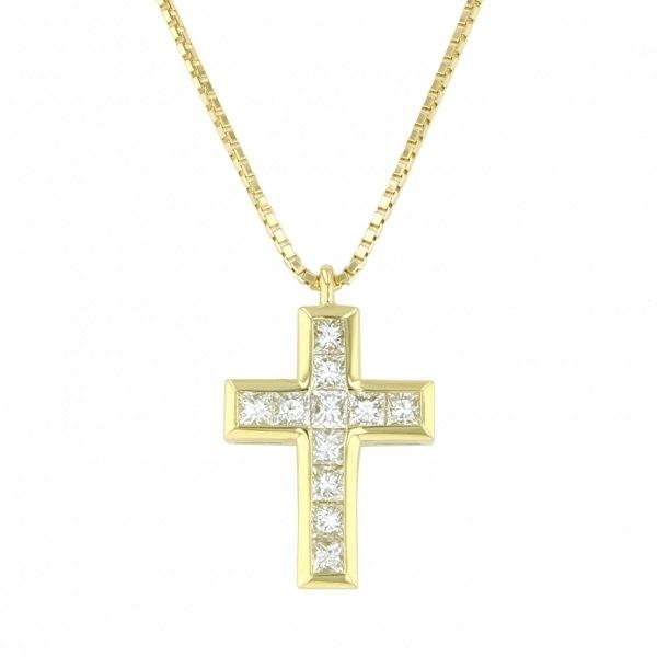 リッチクロス ネックレス/ペンダント 1.0ct W50234.2.6 新品 ジュエリー