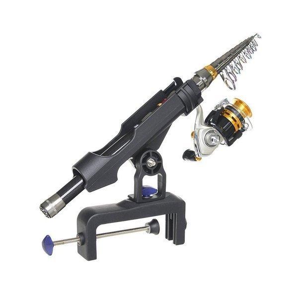 釣り竿 釣具 ロッド フィッシング 竿掛けホルダー ロッドホルダー 竿置き 竿受け 釣りボート用 360度 船などに固定 HASAMU|gcentral|03