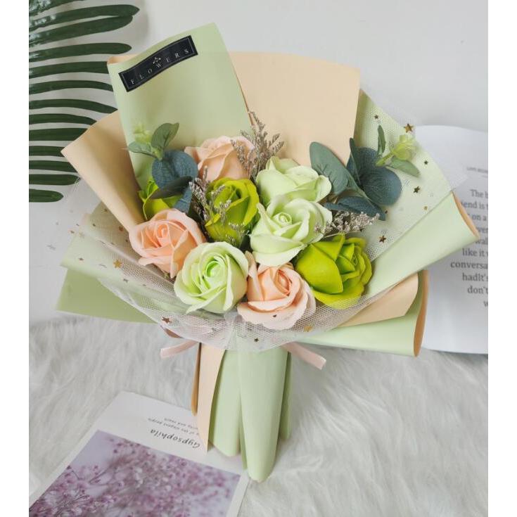 ソープフラワー 花束 ブーケ ギフト 石鹸のお花 soap flower 花びら 薔薇 ローズ バレンタインデー プレゼント お祝い 年 花 敬老の日 即納!最大半額! soap(石鹸)フラワー(薔薇)クリアケース入り