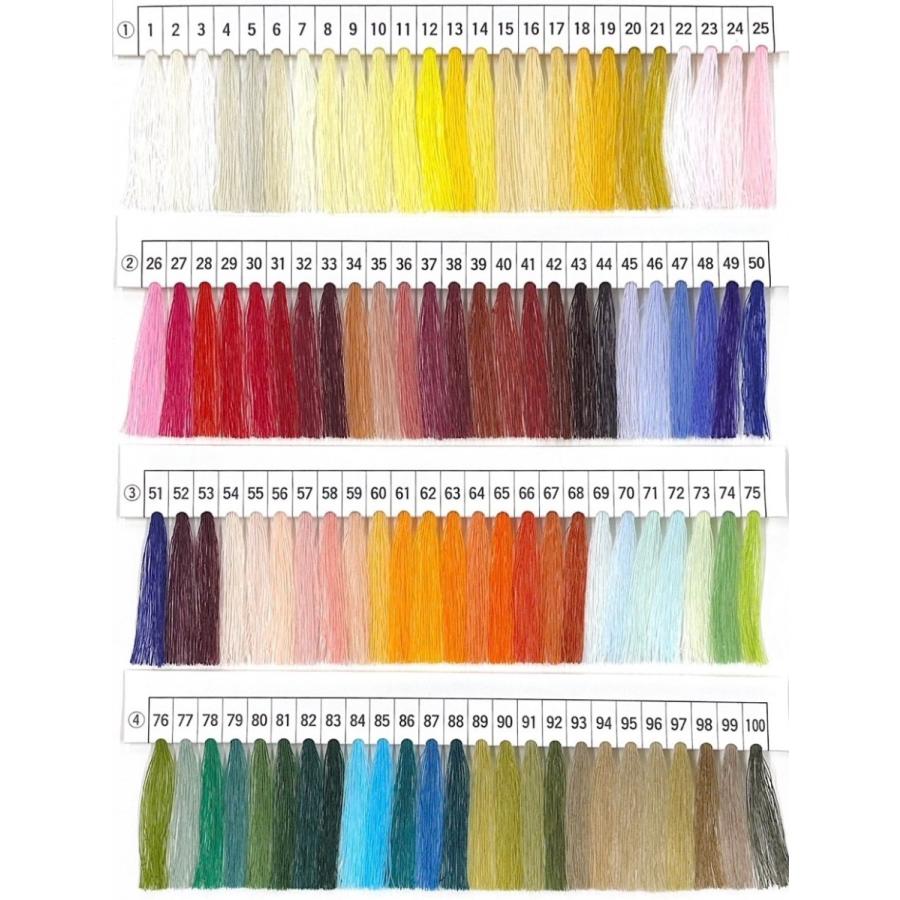 シーカス ミシン糸 見本帳 サンプル帳 200色 色 見本 爆買い : 糸と