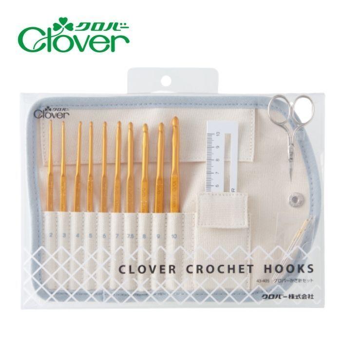クロバー（Clover） かぎ針セット かぎ針 43-405 Clover 編み針 レース