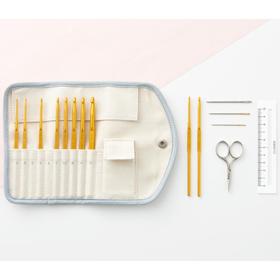 クロバー（Clover） かぎ針セット かぎ針 43-405 Clover 編み針 レース