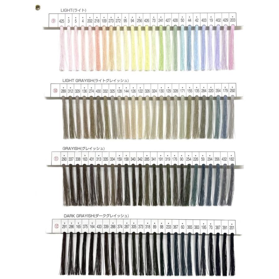 GUNZE（グンゼ） グンゼポリエステル 見本帳 サンプル帳 400色 色 見本