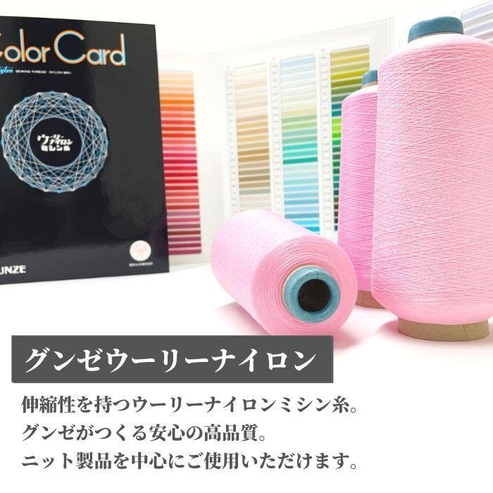GUNZE（グンゼ） グンゼウーリーナイロン 見本帳 サンプル帳 色 見本
