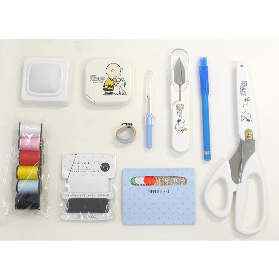 ミササ スヌーピー ファスナーバッグ トートタイプ 8568 ソーイング