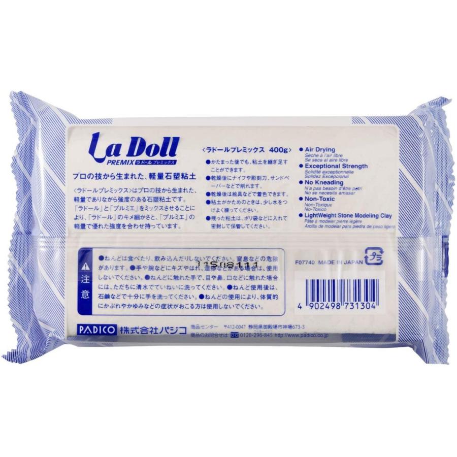 PADICO（パジコ） ラドール プレミックス 400g 303130 石塑 石粉 図工