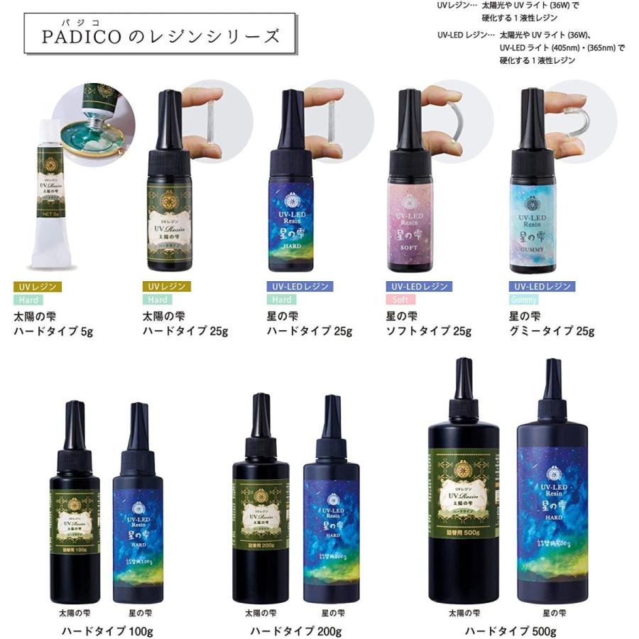PADICO（パジコ） UV-LEDレジン 星の雫 ハード 200g レジン レジン液