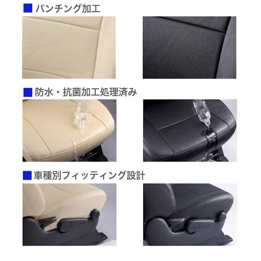 HB53【N-WGN JH3 / JH4】R1/8- レガリアシートカバー ブラック