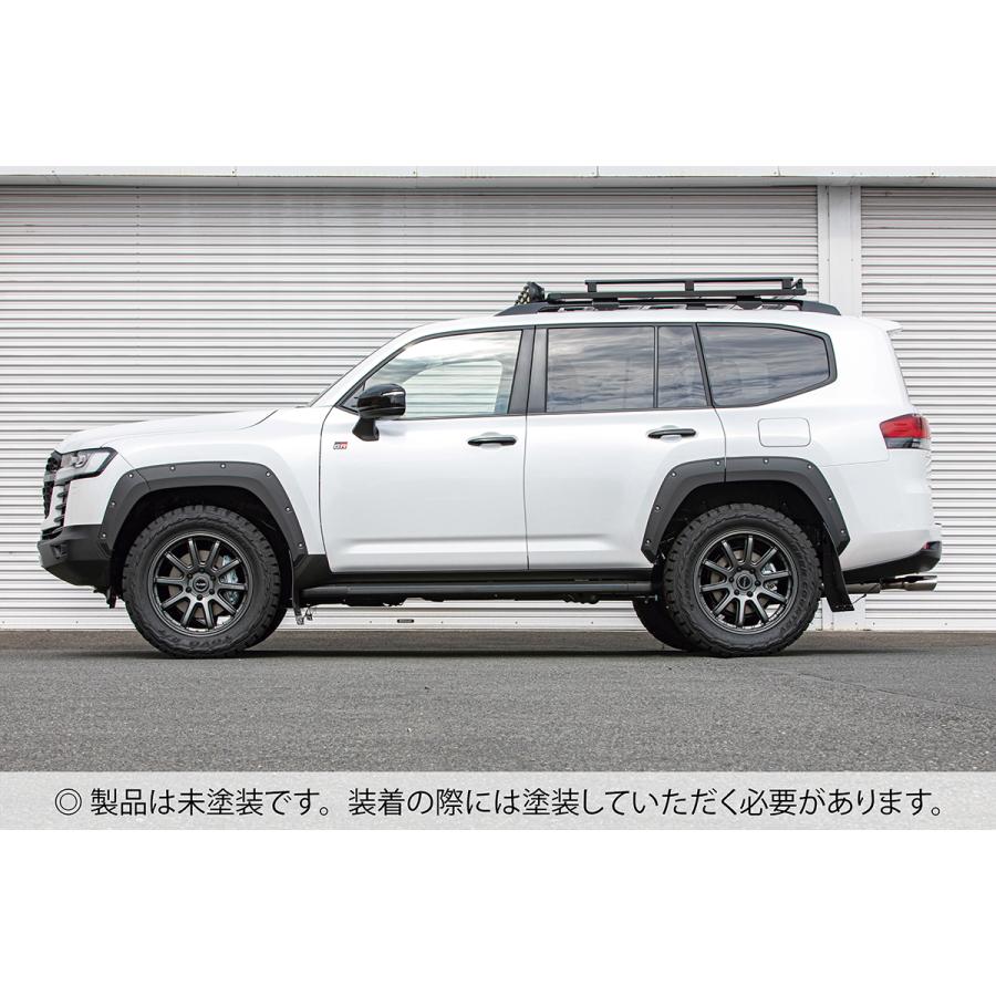 専用 JAOS フェンダーガーニッシュ type-X 未塗装品 ランドクルーザー 300系