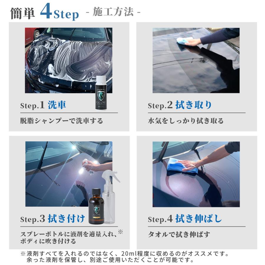 G-COAT（ジーコート） G-COAT公式 ガラスコーティング剤 滑水性 3Dナノ