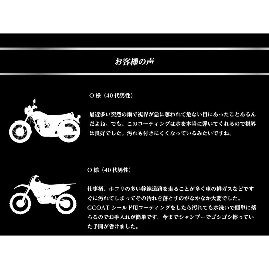 G-COAT公式 バイクシールド用コーティング剤 G-COAT 5年間ノーワックス