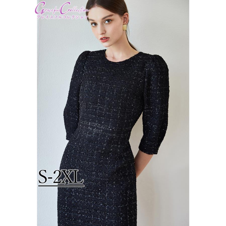 配送料無料 食事会 通販 見合い 膝丈 結婚式ドレス 春秋冬30代40代50代60代 女性服装 仕事1 1021 0191 両親顔合わせ 七分袖 フォーマルワンピース パーティー タイト コレクション Yahoo ショッピング 1 1021 0191 グレイスフル 定期的にオンライン