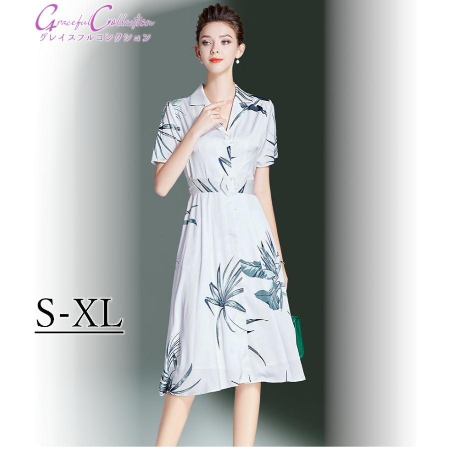 おすすめ Ol キレイめ オフィス 着やせ フォーマルワンピース 結婚式ドレス ひざ丈 花柄 Aライン フレア 代30代40代50代 顔合わせ服装128 0621 0094 食事会 ワンピース チュニック