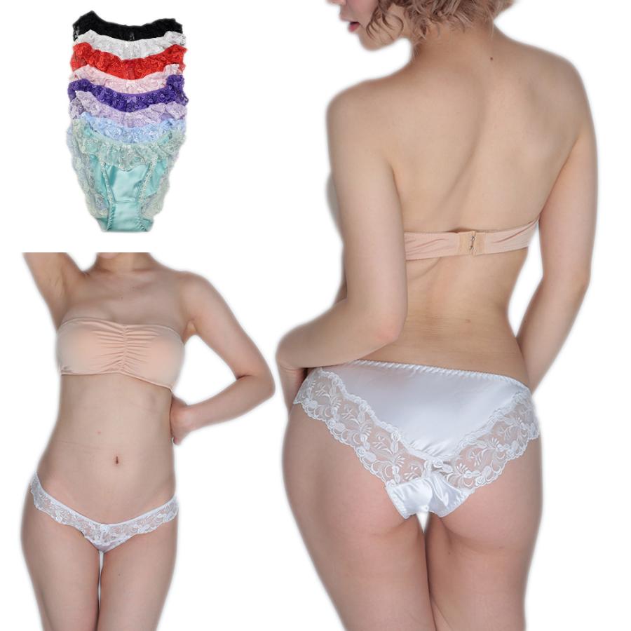 ラポーム サテン レース フルバック ショーツ パンティ セクシー 下着 ランジェリー 女性 大人 勝負下着 ラ・ポーム La-Pomme  422025 : la422025 : G コレクション - 通販 - Yahoo!ショッピング