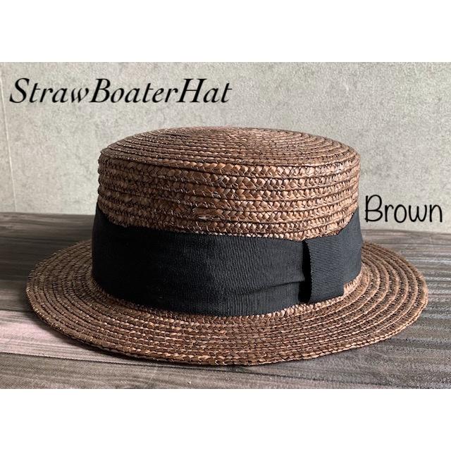 2色展開 帽子 カンカン帽 麦わら ストローハット 幅広 リボン 天然素材 春 夏 ストロー ハット 定番 サイズ調整 日よけ 【店内商品2点以上ご購入で送料無料】 |  | 13